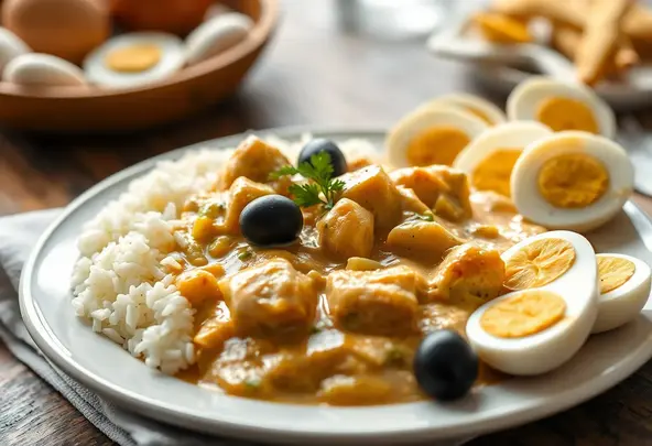 Aji de Gallina Recept | Romige Peruaanse Kippenstoofpot