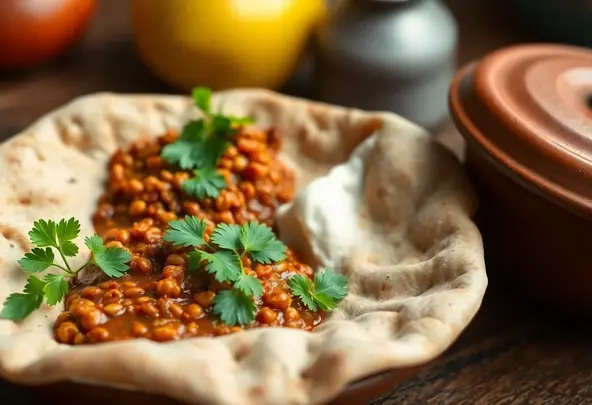 Ethiopische Rode Linzenstoof (Misir Wot) - Vegan & Pittig