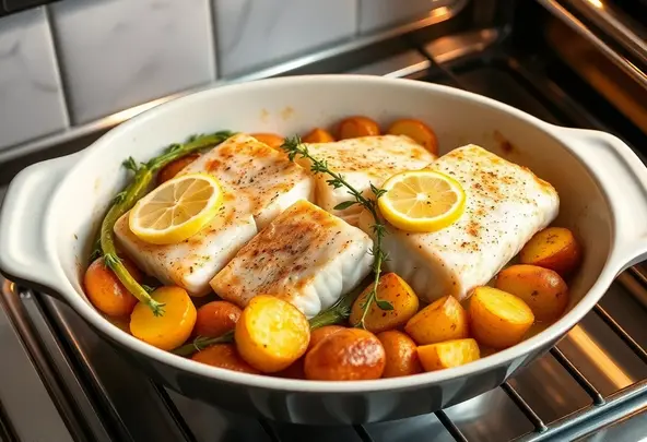 Gebakken Kabeljauw met Prei & Kruidige Aardappels | Recept