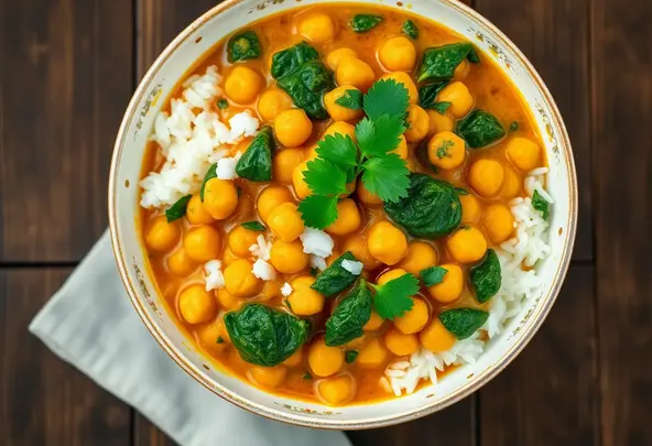 Gekruide Kikkererwten-Spinazie Curry - Snel & Vegan Recept