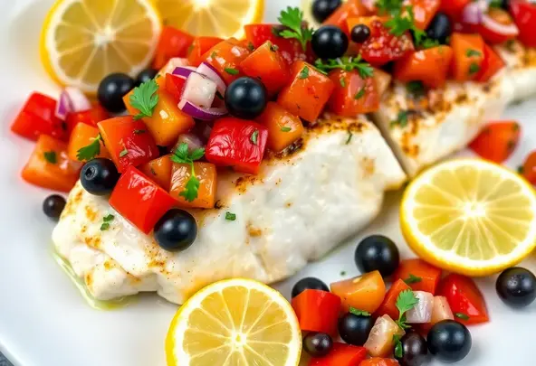 Geroosterde Kabeljauw met Mediterrane Salsa | Gezond & Snel
