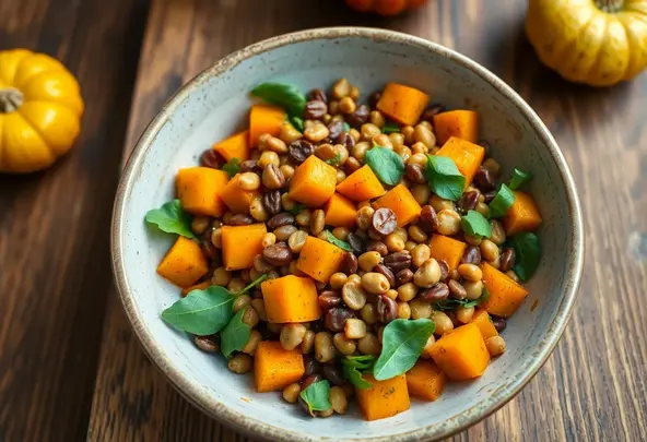 Geroosterde Pompoen- & Linzensalade | Healthy Herfstgerecht