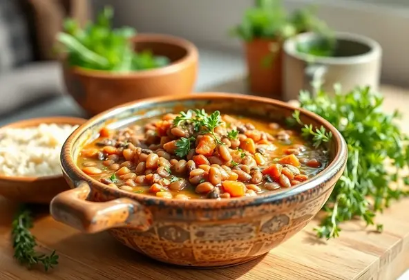 Grieks Linzenstoofpot Recept (Fakes Soupa) | Gezond & Vegan