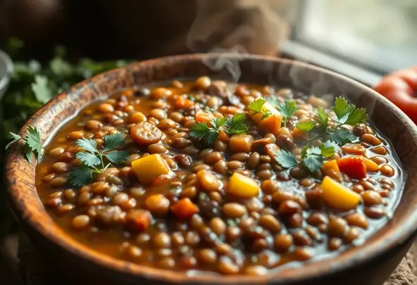 Hartige Linzenstoofpot met Groenten | Gezond & Vegan