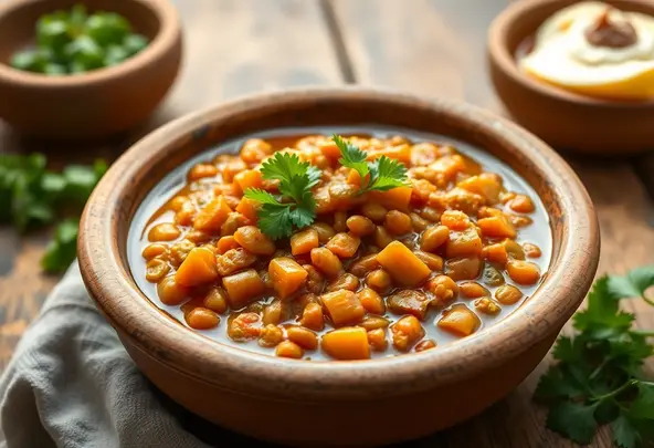Hartige Marokkaanse Linzenstoofpot - Gezond & Vegan