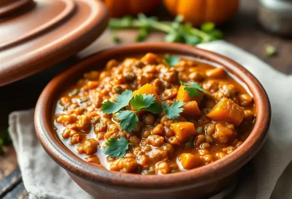 Hartige Pompoen-Linzen Tajine | Vegetarisch Hoofdgerecht