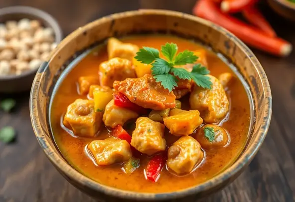 Indonesische Kip Curry met Kokos en Groenten Recept