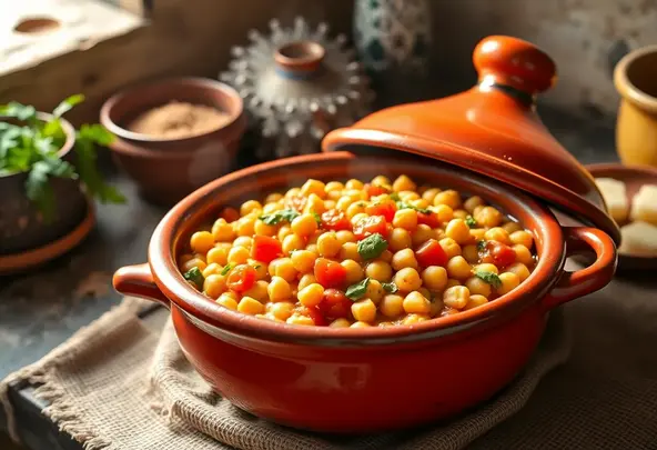 Smaakvolle Kikkererwten en Groenten Tagine Recept