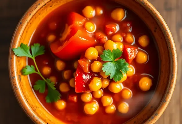 Recept Kleurrijke Paprika-Kikkererwtenstoofpot