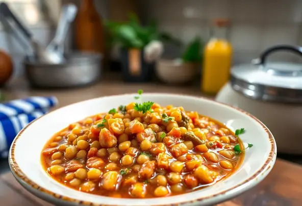 Libanese Linzenstoofpot: Authentiek, Gezond & Vegan