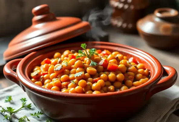 Marokkaanse Kikkererwten & Groenten Tagine Recept