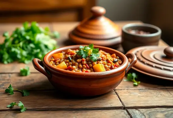 Marokkaanse Linzen- en Groentetagine Recept | Vegetarisch
