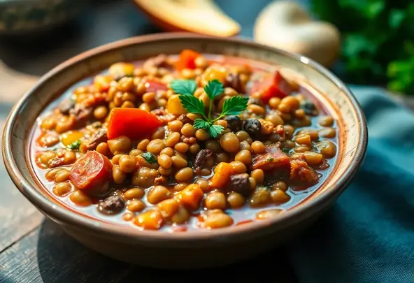 Mediterraanse Linzen- en Groentestoofpot | Gezond Recept