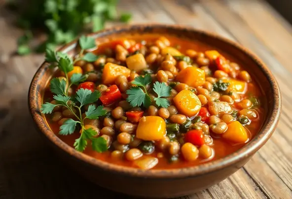 Mediterraanse Linzen- en Groentestoofpot | Vegan & Gezond
