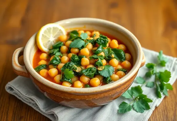 Mediterraanse Kikkererwten-Spinaziestoofpot | Vegan Recept