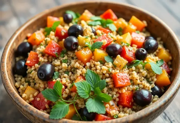 Mediterrane Quinoasalade met Geroosterde Groenten | Recept