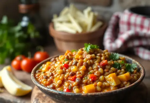 Midden-Oosterse Linzenstoof met Groenten | Vegan Recept