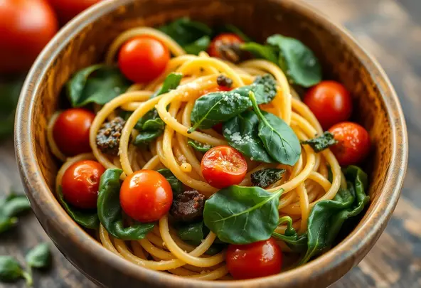 Pasta met Geroosterde Groenten | Vegetarisch Hoofdgerecht