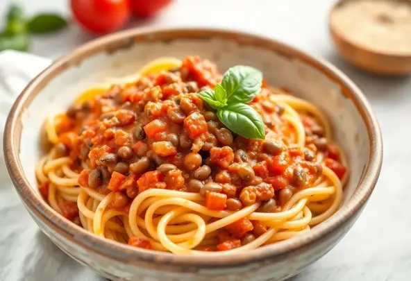 Pasta met Linzen-Tomatensaus | Budget & Snel