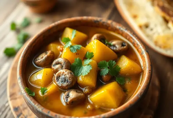 Peruaanse Champignon-Aardappel Stoofpot | Plantaardig Recept