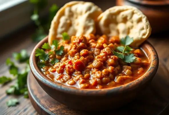 Pittige Ethiopische Rode Linzenstoof | Vegan Misir Wot