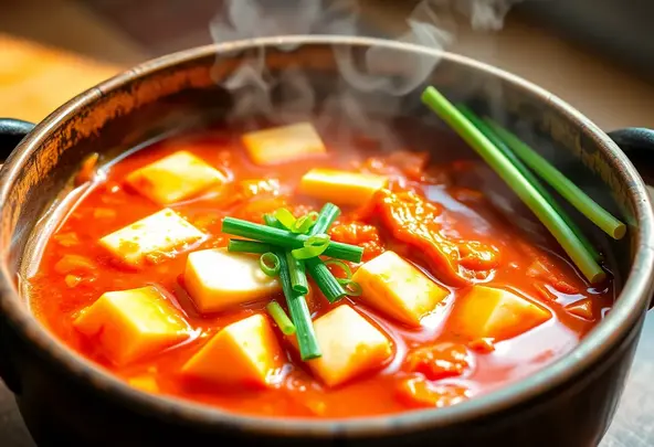 Pittige Kimchi Tofu Stoofpot: Veganistisch Koreaans Recept