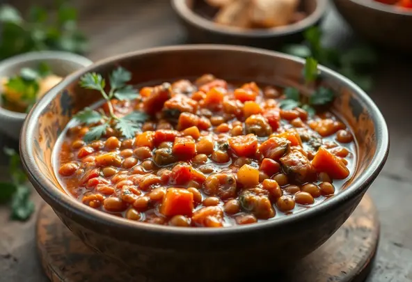 Pittige Linzenstoofpot - Gezond, Vegan & Makkelijk