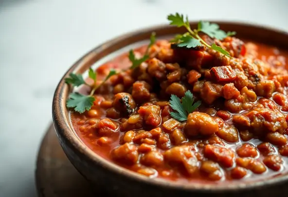 Pittige Rode Linzen- & Groentestoofpot - Vegan Recept