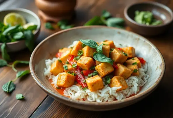 Pittige Thaise Basilicum Tofu Roerbak | Snel & Vegan Recept