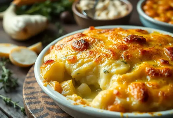 Romige Aardappel-Pastinaak Gratin | Vegetarisch Ovenschotel