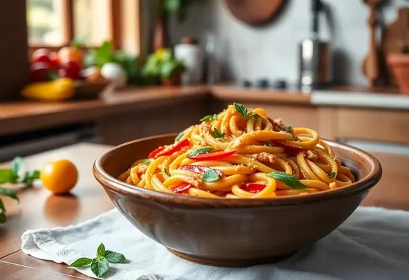 Romige Paprikapasta Recept | Snel & Vegetarisch
