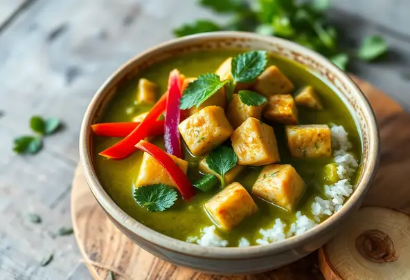 Thaise Groene Curry met Tofu | Vegan & Makkelijk Recept
